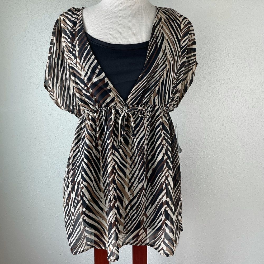 NWT AGB Blouse Top Size M